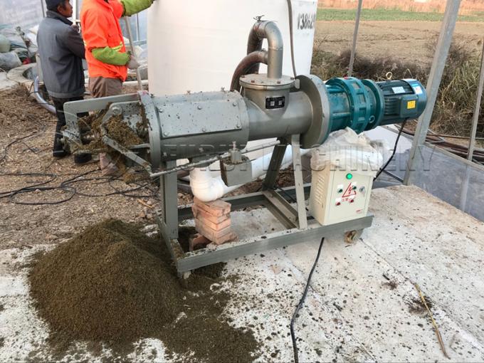 Automatic Manure Dewatering Machine Poultry Manure Dryer For Biogas Generating