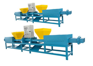 China Hot Press pallet block making machine With 2 Heads 1200kg Weight supplier