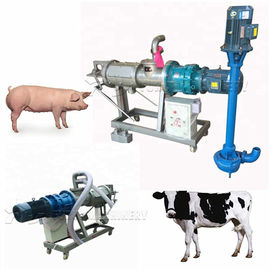 China Poultry Manure Dewatering Equipment  Cow Dung Drying Machine 4KW Pump Power supplier