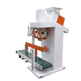 China Small Bag Filling Machine / 25 Kg Bag Packing Machine With Conveyer supplier