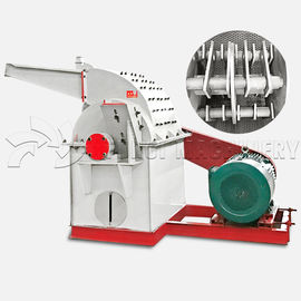 China Big Capacity Pallet Crushing Equipment Industrial Wood Shredder Hammer Shape supplier